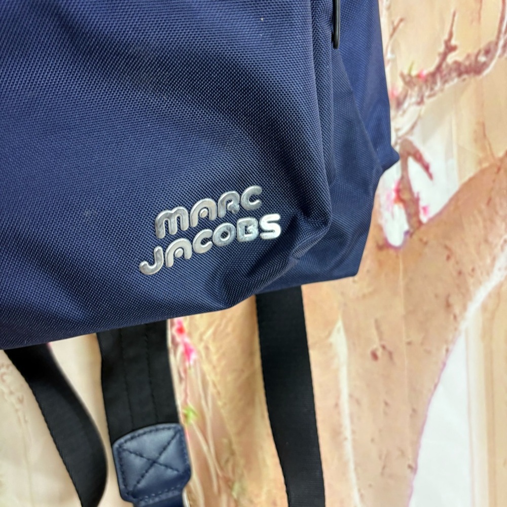 SOLD NEW Marc Jacobs Navy Mini Backpack - Picture 4 of 8